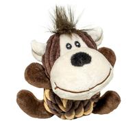 Duvo+ Dog Toy Zoo Friends Monkey Ball 17X16Cm Brown With Squeaker