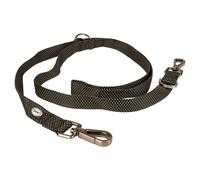 Duvo+ East Duo Leash 200Cm Nylon Black, 25Mm, Durable & Waterproof