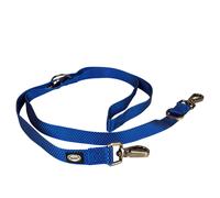 Duvo+ East Duo Leash Nylon Blue 200Cm 25Mm For Dogs | Robust & Waterproof