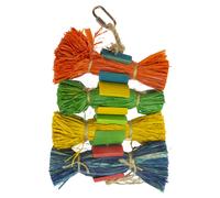 Duvo+ Grass Bundle With Bamboo For Birds 25x12 Cm Toy Chew Item