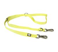 Duvo+ North Duo Leash Nylon 200Cm Neon Yellow For Dogs, Robust & Waterproof