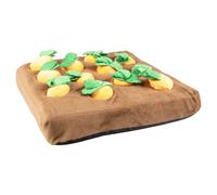 Duvo+ Snack Mat Carrot Garden For Dogs 37X37 Cm Fleece Non-Slip