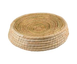 Duvo+ Stool Siesta Cat Basket Corn Leaf Cream 45X45Cm Natural Look