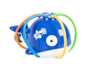 Duvo+ Water Fountain Splash Whale Blue 20X14X12 Cm Dog Water Fun Toy