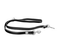 Duvo+ West Duo Leash 200Cm Nylon Black For Dogs, Waterproof & Durable