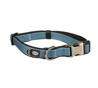 duvoplus, Ga me Explor North, bequemes und zeitgenössisches Hundehalsband, Größe 40 - 65 cm, 25 mm, Petroleum, ideal für Spaziergänge und abenteuerliche Expeditionen