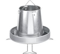 Duvoplus Galvanised Chicken Feeder with Feet - 5 kg