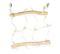 Duvoplus - Java Wood Climbing Net S, 40 x 35 x 3 cm, Brown
