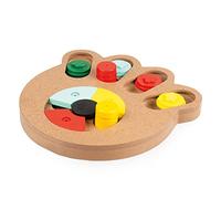 duvoplus, Slide `N Snack Puzzle - Leg 23.5 x 21 x 2.5 cm Multi-Colour, PetFood, Food, Treats, Snack, Croquette, Biscuit, Multicoloured, Dog