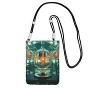 DUWAA Abstraction Biology Chemistry4 Print Crossbody Bag For Women, Shoulder Bag Purse, Travel Sport Mini Phone Bag, Phone Wallet