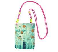DUWAA Abstraction Biology Chemistry42 Print Crossbody Bag For Women, Shoulder Bag Purse, Travel Sport Mini Phone Bag, Phone Wallet, Fuchusia, One Size