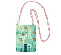 DUWAA Abstraction Biology Chemistry42 Print Crossbody Bag For Women, Shoulder Bag Purse, Travel Sport Mini Phone Bag, Phone Wallet, Pink, One Size