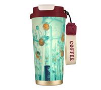 DUWAA Abstraction Biology Chemistry42 Print Stainless Steel Insulated Travel Coffee Mug, Camping Mug,Coffee Tumbler For Men Women