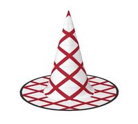 DUWAA Alabama State Flag Print Print Halloween Hanging Witch Hats Costume Accessories, Decorations For Home, Yard, Porch-3pcs