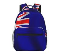 DUWAA Australian Flag Print Rucksack Bag For Men Women High-Capacity Vacuum Backpack Multi-Layer Design Travel Backpack