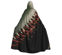 DUWAA Baseball Lace Close Up3 print Hooded Robe Halloween Cosplay Costume Robe Cloak Cape Wizard Raven Cosplay Costume