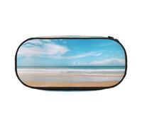 DUWAA Beautiful view of the sea1 print Functional Stationery Pouch Portable Pencil Bags Pencil case, Lightweight Pencil Pouch