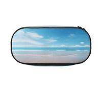 DUWAA Beautiful view of the sea2 print Functional Stationery Pouch Portable Pencil Bags Pencil case, Lightweight Pencil Pouch