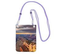 DUWAA Beauty Grand Canyon 1 Print Small Crossbody Bags For Women Trendy, Phone Purse With Adjustable Strap,For Hiking Travel, Purple, One Size