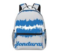 DUWAA Blue Honduras Flag Print Rucksack Bag For Men Women High-Capacity Vacuum Backpack Multi-Layer Design Travel Backpack
