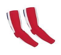 DUWAA British Flag Print Sports Running Arm Sleeves, Uv Protection Cooling Compression Arm Sleeves For Men Women