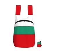 DUWAA Bulgarian Flag Print Portable Daypack, Foldable Lightweight Storage Shoulder Backpack Bag For Travel Hicking Outdoor