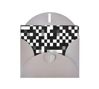 DUWAA Business Black White Formula Checkered Pattern print Greeting Cards for Clients and Customers Adult Employees Holiday Greeting, 4" x 6 "