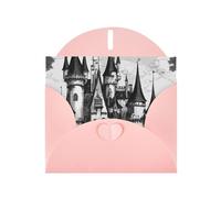 DUWAA Business gothic fairy tale castle04 print Greeting Cards for Clients and Customers Adult Employees Holiday Greeting, 4" x 6 "