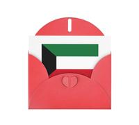DUWAA Business Kuwaiti flag print Greeting Cards for Clients and Customers Adult Employees Holiday Greeting, 4" x 6 "