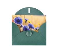 DUWAA Business Wild Flowers and Cornflowers Daisies print Greeting Cards for Clients and Customers Adult Employees Holiday Greeting, 4" x 6 "