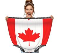 DUWAA Canadian Flag Print Plus Size Under Panties, Giant Funny Underwear Funny Bachelorette Gift For Adults Prank Black