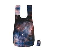 DUWAA Carina Nebula Space Print Portable Daypack, Foldable Lightweight Storage Shoulder Backpack Bag For Travel Hicking Outdoor