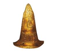 DUWAA Egypt Hieroglyphics Print Medieval Cloak Wizard Robe Cloak With Hood Renaissance Cape Halloween Costume Cosplay Prop