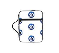 DUWAA Evil Eyes. Print 26Ã- 20 Cm Large Capacity Bible Cover Case, Study Supplies Tote Bag for Women and Christian