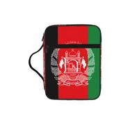 DUWAA Flag of Afghanistan Print 26Ã- 20 Cm Large Capacity Bible Cover Case, Study Supplies Tote Bag for Women and Christian