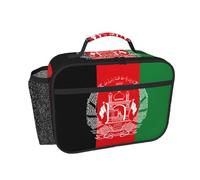 DUWAA Flag of Afghanistan Print Reusable Lunch Bag for Men Women, Collapsible Designed for Fresh Office Lunches Ideal Gift