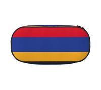 DUWAA Flag of Armenia print Functional Stationery Pouch Portable Pencil Bags Pencil case, Lightweight Pencil Pouch