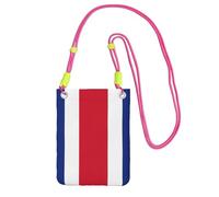 DUWAA Flag Of Costa Rica Print Crossbody Bag For Women, Shoulder Bag Purse, Travel Sport Mini Phone Bag, Phone Wallet