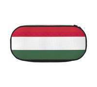 DUWAA Flag of Hungary print Functional Stationery Pouch Portable Pencil Bags Pencil case, Lightweight Pencil Pouch