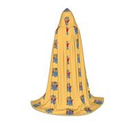 DUWAA Flag Of New Jersey Print Medieval Cloak Wizard Robe Cloak With Hood Renaissance Cape Halloween Costume Cosplay Prop