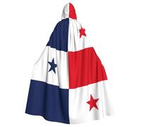 DUWAA Flag Of Panama Print 59inch Carnival Cape, Unisex Adult Hooded Cloak For Halloween Witch Vampire Wizard Cosplay