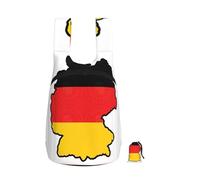 DUWAA German Flag Map Print Packable Backpack 16l Gym Backpack Portable Storage Carry On Backpack Travel Bag For Men Women