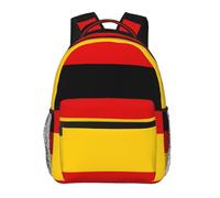 DUWAA German Flag Print Rucksack Bag For Men Women High-Capacity Vacuum Backpack Multi-Layer Design Travel Backpack