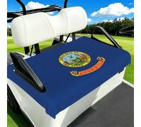 DUWAA Idaho State Flag Print Soft Golf Cart Seat Cushion Cover Comfortable Golf Buggy Seat Cover Easy Installation