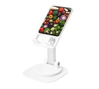 DUWAA Introduction of Various Vegetables Print 360°Rotating Cell Phone Stand, Adjustable Cell Phone Holder,Foldable Portable Phone Holder