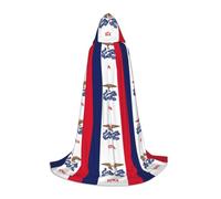 DUWAA Iowa State Flag Print Halloween Costume Clothes Halloween Medieval Costume Cape For Women Men Renaissance Hooded Cloak