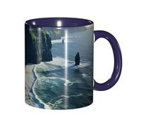 DUWAA Ireland Outdoors County Clare The Cliffs Print Ceramic Cup With Gift Box, Beautiful Coffee Mugs For Holiday Birthday Gift Coffee Milk 6 Color