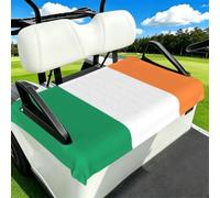DUWAA Irish Flag Print Soft Golf Cart Seat Cushion Cover Comfortable Golf Buggy Seat Cover Easy Installation