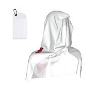 DUWAA Italy Map With Colors Print Cooling Hooded Sports Towel, 30×60cm Quick Drying Summer Cool Head Wrap For Neck And Face