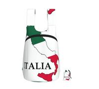 DUWAA Italy Map With Colors Print Packable Backpack 16l Gym Backpack Portable Storage Carry On Backpack Travel Bag For Men Women